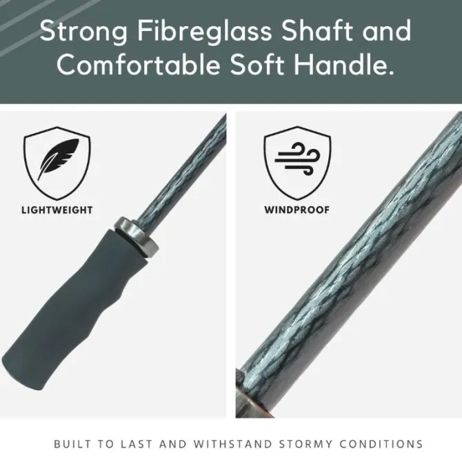 StormStar Windproof White Golf Umbrella