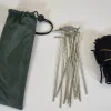 Tent Pegs & Guy Lines for Fishing Umbrellas
