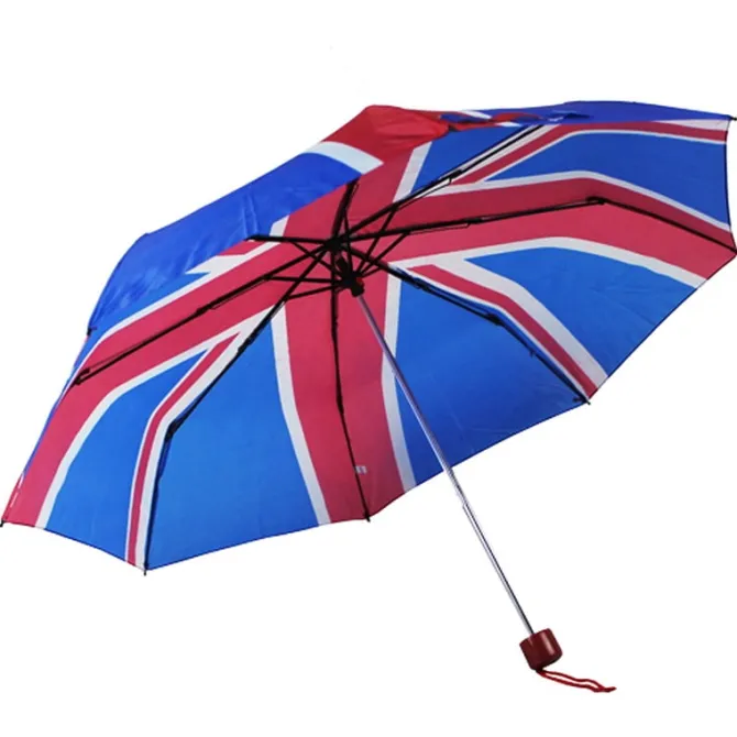 Union Jack Compact Telescopic Umbrella