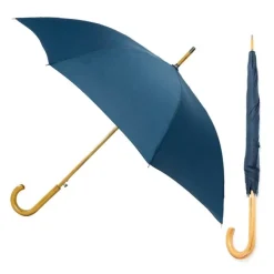 Warwick Dark Blue Windproof Walking Umbrella