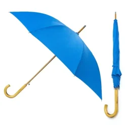 Warwick Mid Blue Windproof Walking Umbrella