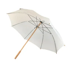 White Eco Umbrella – ECO GENIUS – Bamboo – Recycled Plastics