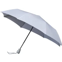 White Travel Umbrella – Automatic Umbrella Compact Umbrella