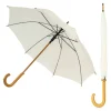 Wood Stick Umbrella – Ivory